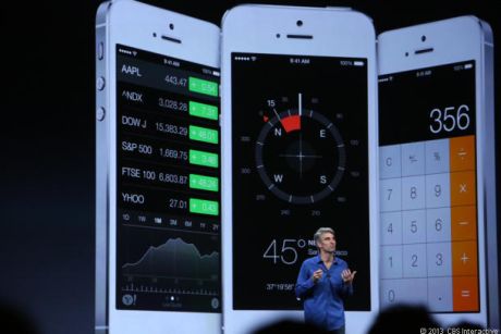 ソフトウェアエンジニアリング担当シニアバイスプレジデントのCraig Federighi氏は、iOS 7をWWDC 2013で披露した。