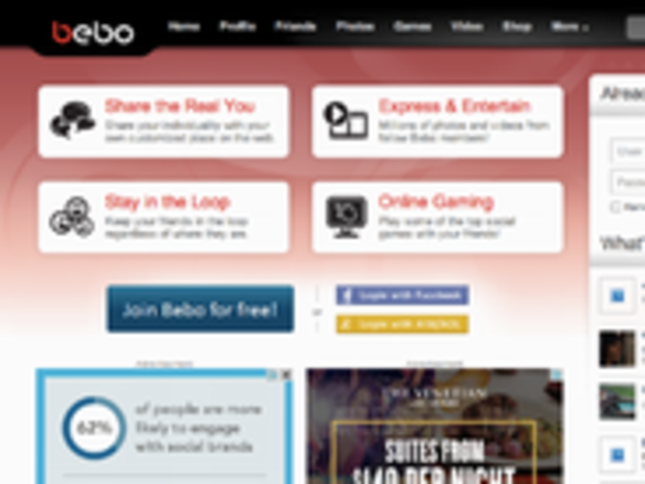 SNSのBebo、共同創設者が売却先から100万ドルで買い戻し--サイト立て直しへ