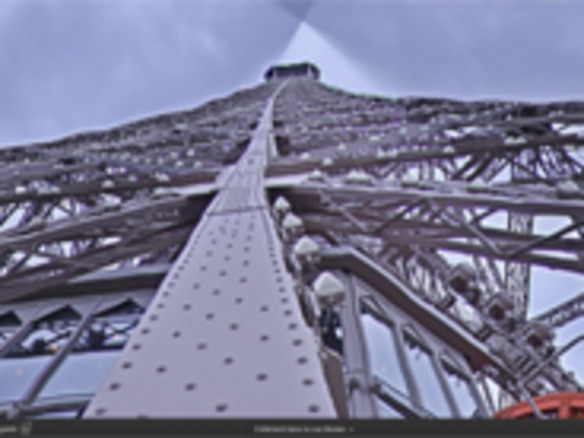 「Street View」で登るエッフェル塔--グーグル、解説資料とともにオンライン展示を開始
