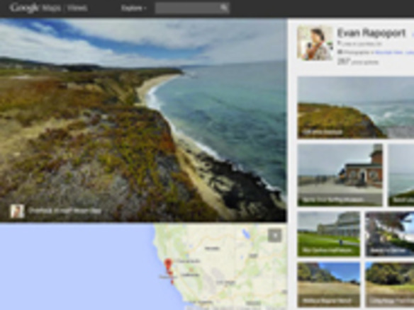 「Google Maps」でパノラマ写真の共有を可能に--グーグル、「Views」を公開