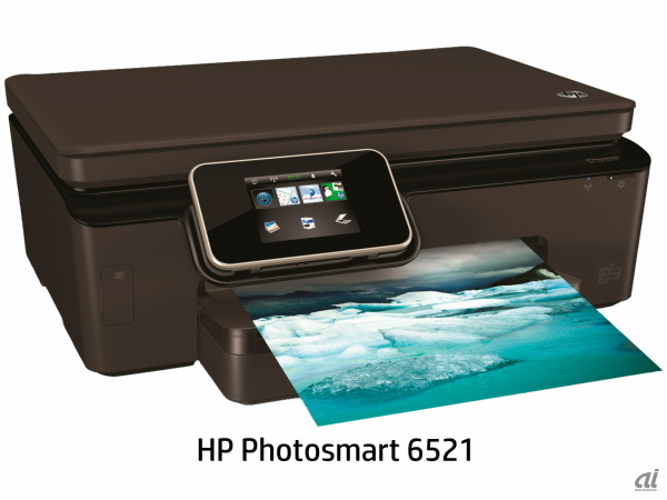 大画面タッチスクリーンを搭載した「HP Photosmart 6521」