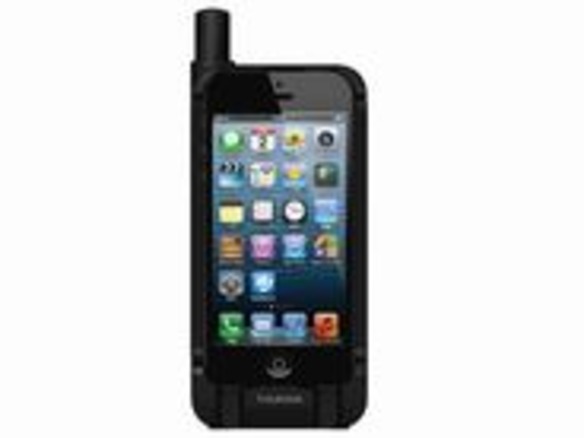 ソフトバンク、iPhone 5にはめ込む「ケース型衛星電話」を9月10日に発売