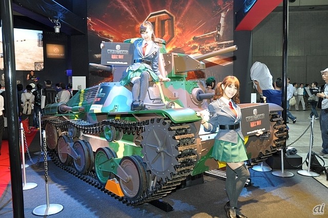 　　ベラルーシのWargaming.net社が開発した、戦車をテーマにしたチーム戦形式の大規模マルチプレイヤーオンラインゲーム「World of Tanks」。9月からは日本語クライアントが配信され、日本法人であるウォーゲーミングジャパンが運営を行っている。今回大型ブースを出展した。