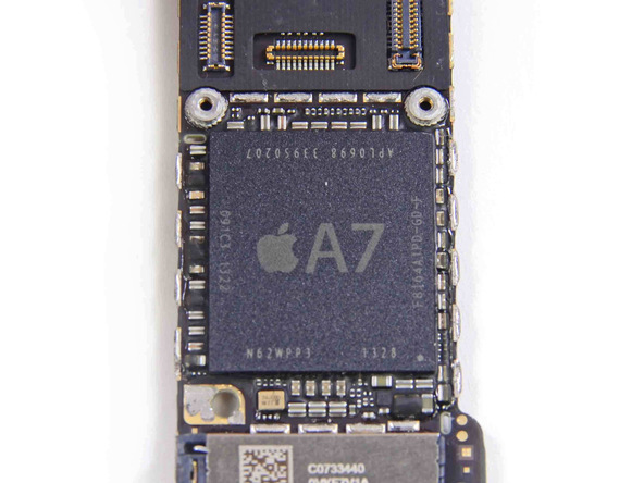 Appleの64ビットA7チップによって、iPhone 5sは、ベンチマーク上最も早いスマートフォンの1つになっている。