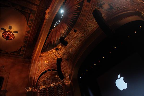 2012年10月にAppleがiPadイベントを開催したカリフォルニアシアター