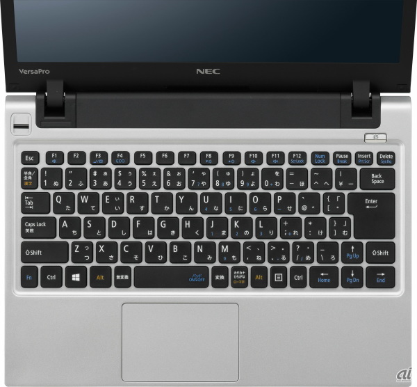 VersaPro UltraLite タイプ VCに搭載されたこだわりのキーボード