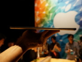 日本でもお披露目--写真で見るiPad AirとiPad mini Retinaモデル