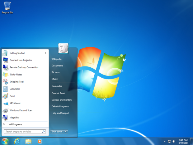 　「Windows 7」ではさらにデザインが洗練され、ユーザーインターフェースもすっきりした。