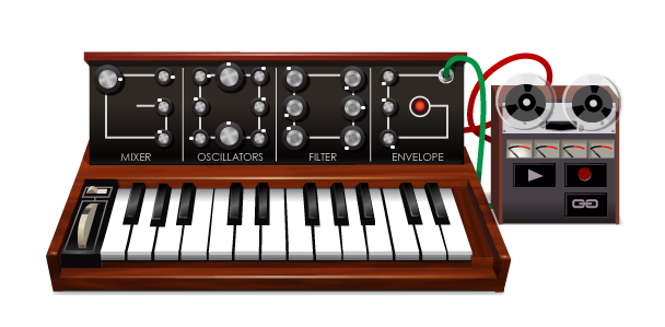 　2012年5月23日にGoogleは、音の出る面白いDoodleを再び登場させて、Robert Moog氏の78回目の誕生日を祝った。Moog氏は電子アナログ式の「Moog Synthesizer」の発明によって、音楽界に新しい音の宇宙を解き放ち、音楽の一世代に影響を与えた。

　今でもつまみを回して、Moog Synthesizerを試してみることができる。
