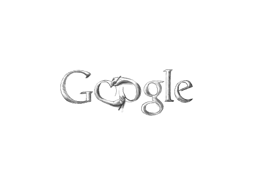 　M.C.エッシャーのどきりとするようなデザインは、エッシャーの生誕105周年を祝う2003年6月16日のGoogleロゴに使われた。