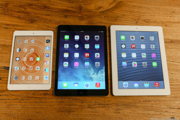 緩やかな変化を見せているiPad mini、iPad Air、第4世代iPad