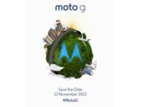 モトローラ、「Moto G」を11月13日に発表へ--廉価版スマホか