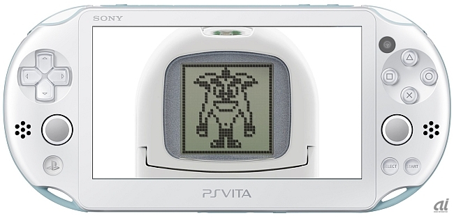 「PocketStation for PlayStation Vita」使用時の画面