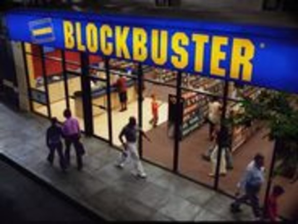 ビデオレンタルのBlockbuster、全直営店を閉鎖へ