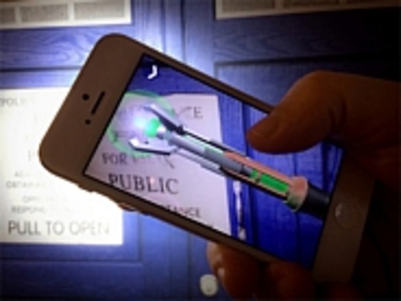 SFドラマ「ドクター・フー」のスクリュードライバーが「iOS」アプリに--2ドルでAR体験