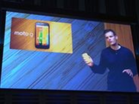 モトローラ、「Moto G」を発表--低価格でも機能にこだわったスマートフォン