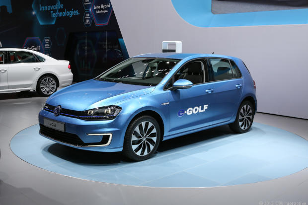 　「Volkswagen eGolf」。