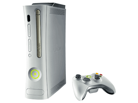 　Microsoftはそれからちょうど4年後の2005年11月22日、第2世代のXboxを発表した。「Xbox 2」の名称は実際には「Xbox 360」で、同コンソールは、取り外し可能なフェイスプレートや20Gバイトのハードドライブを採用する一方で、Wi-Fiを内蔵していなかった（99ドルのUSB Wi-Fiを別途購入する必要があった）。また、HDMI出力がなかったが（後のバージョンで追加された）、HDグラフィック向けに一から設計された最初のコンソールだった。360は「PlayStation 3」や任天堂の「Wii」よりも1年早く登場したが（両コンソールとも登場は2006年11月）、ハードウェアの信頼性が低いことで知られており、悪名高き「死の赤リング」問題にさいなまれた。

　20GバイトのXbox 360は発売開始当時、価格が399ドルだった。ハードドライブなしの299ドルバージョンも提供されていた。
