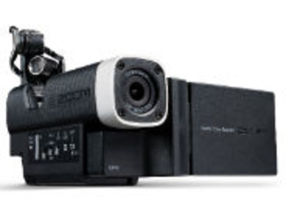 ZOOM、XYステレオマイクを搭載したビデオカメラ--楽器レッスンやPV撮影に最適