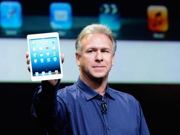 　Steve Jobs氏は生前、小型タブレットを批判していた。しかしAppleは2012年、GoogleやAmazonの7インチデバイスに対抗して「iPad mini」を発表した（写真提供：Kevork Djansezian/Getty Images）。