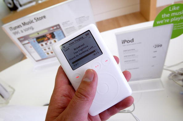 　2003年に発売された第3世代のiPodは、光を発するタッチセンサボタンを搭載していた。