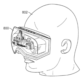Appleのある特許では、個人向けメディア視聴体験を提供するヘッドマウント式ゴーグルシステムが説明されている。このゴーグルは、コンピュータ、テレビ、スマートフォン、ゲームシステムなどのデバイスとリンク可能となっている。