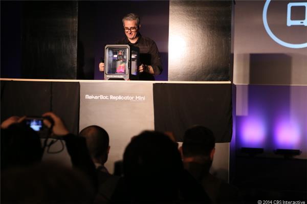 　MakerBotの最新3Dプリンタ「Replicator Mini」。価格は1375ドルだ。