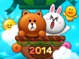 LINE GAMEの「LINE POP」が4000万DLを突破--「LINE バブル」も3000万DLに