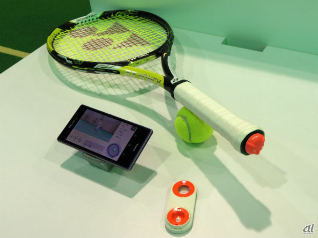 ソニー、スマホアプリと連動してテニスのショットを即時分析できる