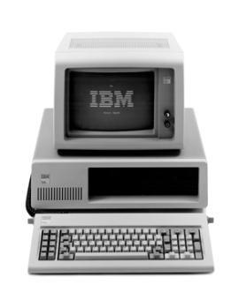 1983年に発売されたIBM Personal Computer XT。基本構成では、128KバイトのRAM、360Kバイトの5.25インチ両面フロッピードライブ、10Mバイトハードドライブを搭載していた。Steve Jobs氏は、IBMとその互換機によってAppleが市場から締め出されることを阻止したいと考えていた。