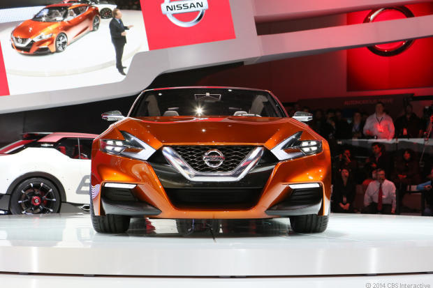 　日産自動車の「Sports Sedan Concept」は、性能を重視する「Nissan GT-R」の魂を大型セダンの快適さと結びつけている。