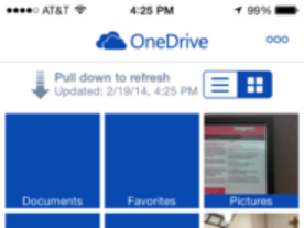 「iOS」向け「OneDrive」を使ってみた--名称変更したMSのストレージサービス