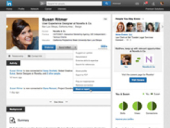 LinkedIn、メンバーブロック機能を追加