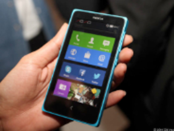 ノキア、「Android」搭載スマートフォン「Nokia X」ファミリを発表