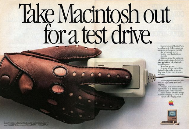 　Appleには、Macintoshを試したユーザーは購入するはずだという非常に強い自信があった。