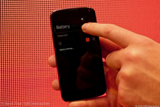 　この画面では、バッテリがあとどれくらい持つのかを確認できる。