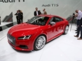 アウディ「TT」と「TTS」--2015年モデルをジュネーブ自動車ショーで撮影