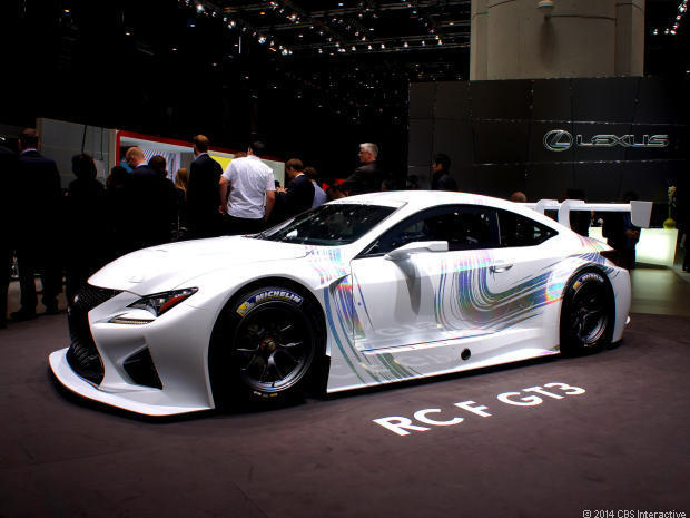 　Lexusのレーシングカー「RC F GT3」。