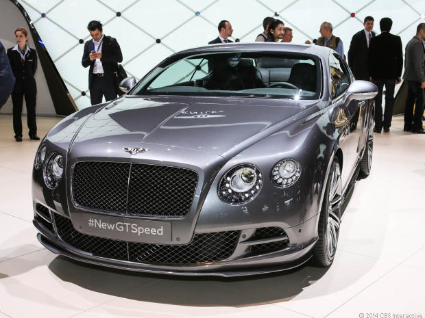 　Bentleyの「Continental Speed GT」。