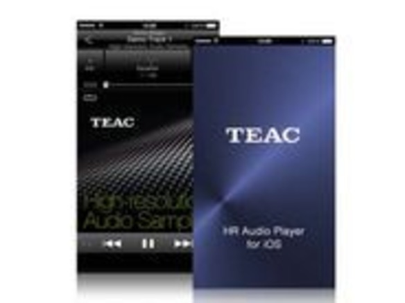 ティアック、iOS用ハイレゾ音源再生アプリを公開--ポータブルアンプ「HA-P50」向け