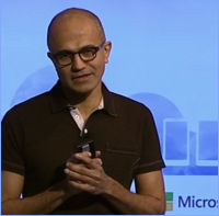 Microsoft最高経営責任者（CEO）のSatya Nadella氏