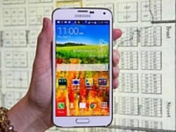 サムスン「Galaxy S5」--機能や使用感などを写真でチェック