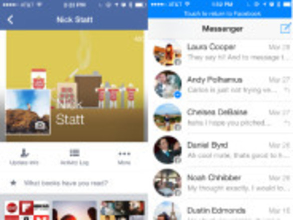 Facebook、本体アプリのチャット機能を廃止へ--「Messenger」アプリへ強制移行