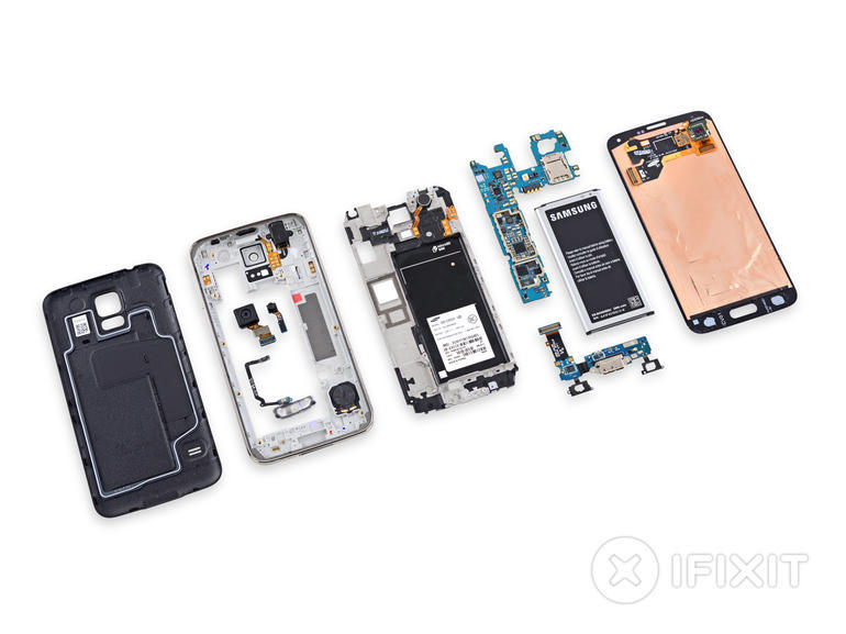 サムスン「Galaxy S5」をiFixitが分解--修理は困難 - CNET Japan