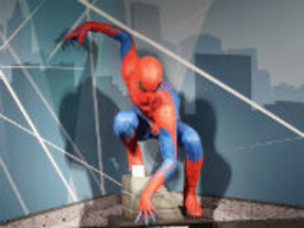 ソニービルにスパイダーマン現る--4K映像やARを駆使した公開記念イベント