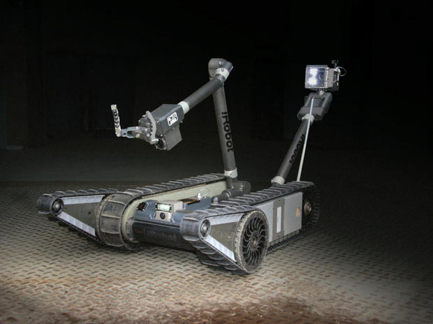「PackBot」

　「PackBot」はイラクやアフガニスタンに配備された、iRobotのより大型の防衛兵器の1つだ。