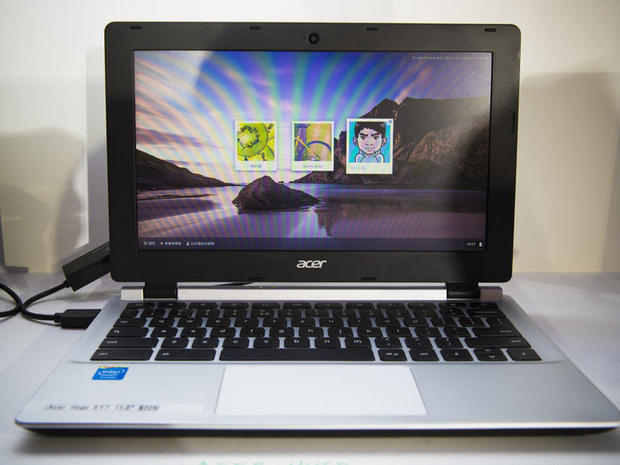 　Acerはまた、Intel製「Bay Trail」プロセッサを搭載したChromebookも披露した。