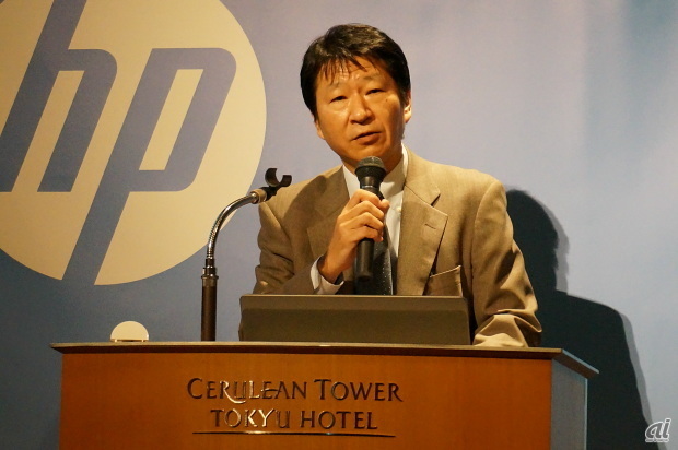 日本HP 代表取締役 副社長執行役員 プリンティング・パーソナルシステムズ事業統括の岡隆史氏