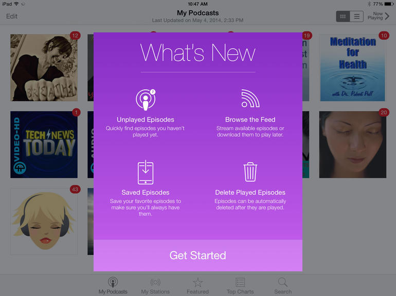 Appleが最新アップデートを施したPodcastsアプリ