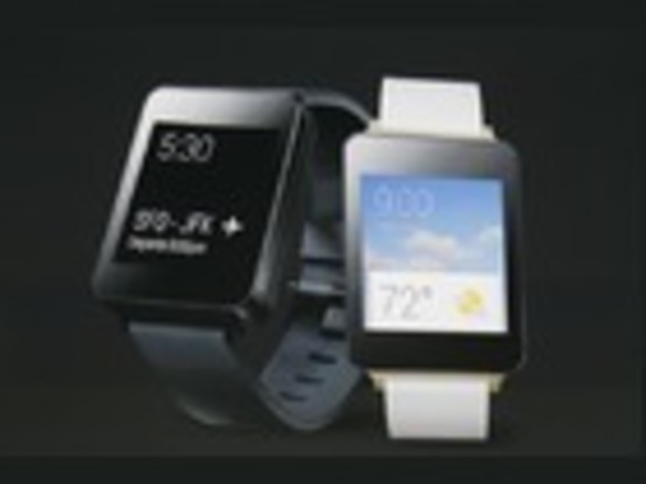 「Android Wear」搭載スマートウォッチ、お披露目の様子--Google I/O